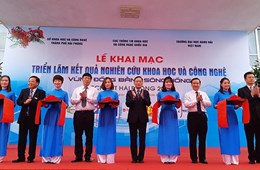 Trường Đại học Khoa học Tự nhiên tham gia Triển lãm kết quả nghiên cứu KH&CN vùng đồng bằng Sông Hồng năm 2018 tổ chức tại Hải Phòng